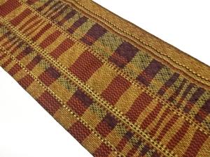 変わり市松模様織出し名古屋帯